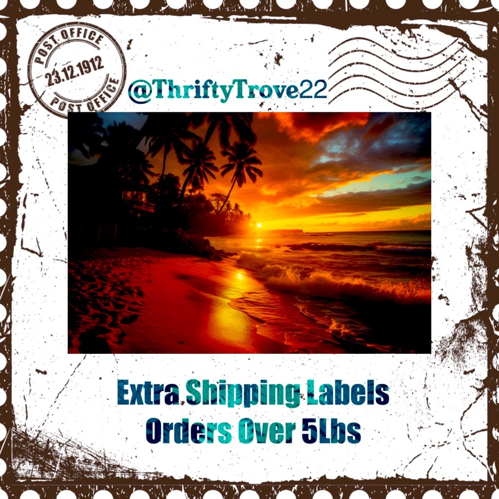 Extra Shipping Label-Orders Over 5 or 15 lbs